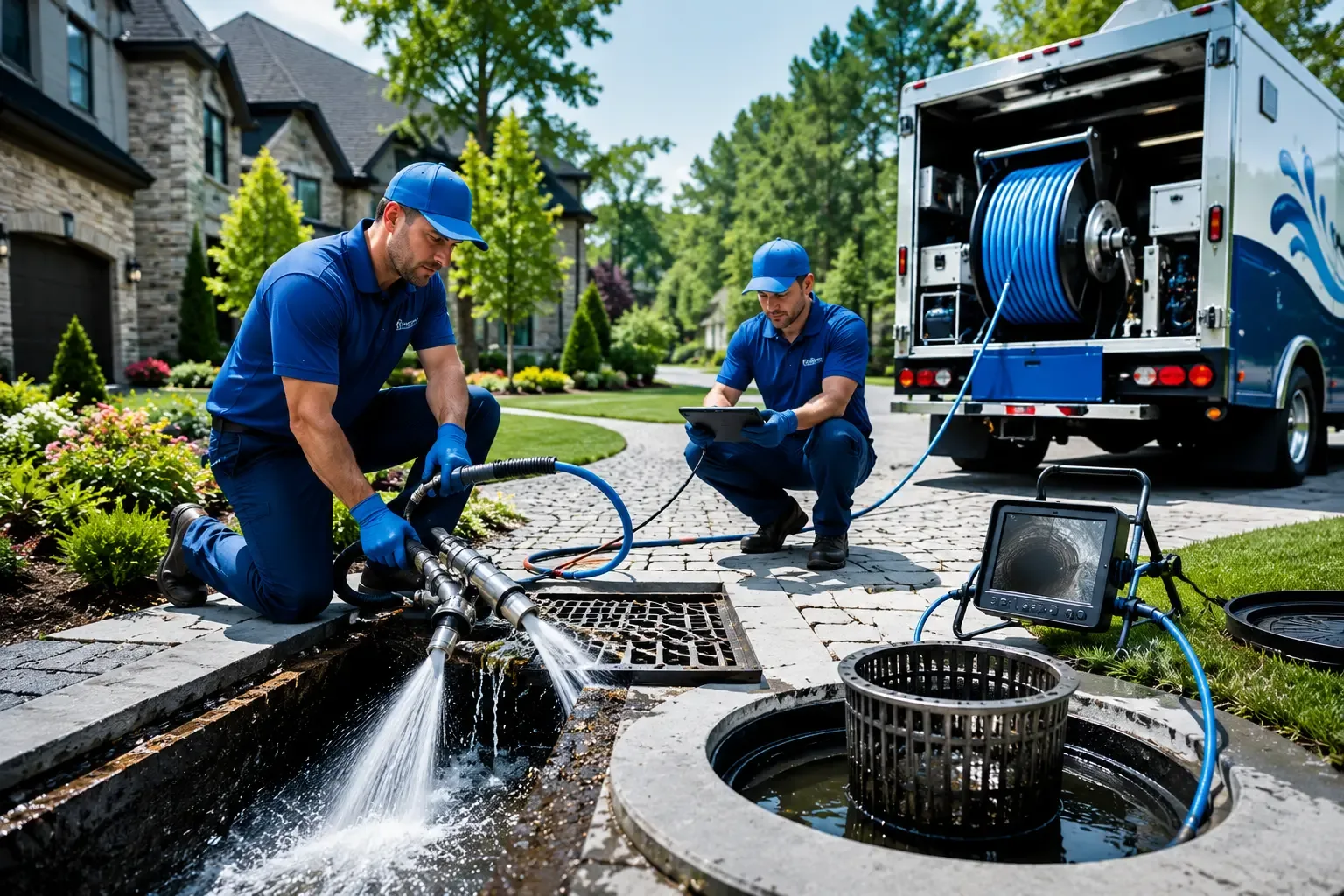 Local outdoor drain cleaning professionals in Drums, PA