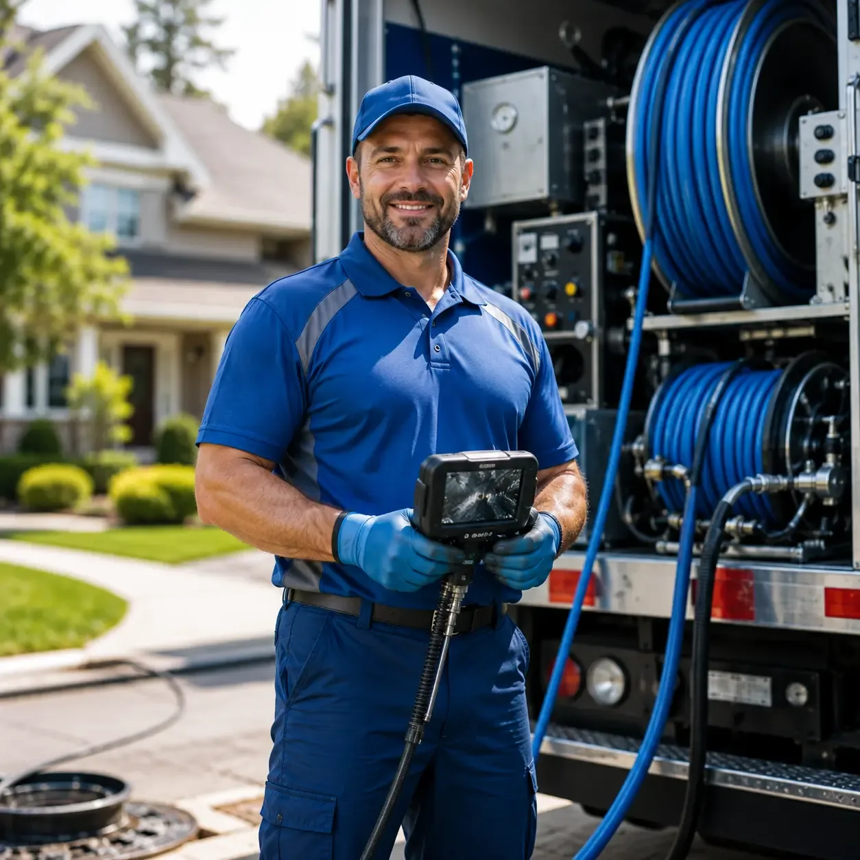 Local outdoor drain cleaning specialists in Drums, PA